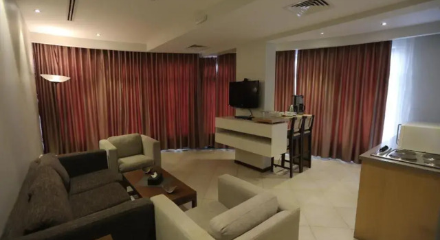Апартаменты с 2 комнатами с видом на город Jabal Amman Hotel