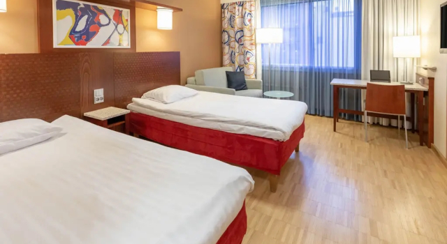 Трёхместный семейный номер Standard Scandic Tampere Koskipuisto