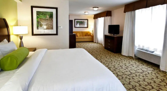 Двухместный люкс Corner c 1 комнатой Hilton Garden Inn New York / Staten Island