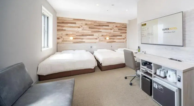 Трёхместный номер Super Hotel Kyoto Shijokawaramachi