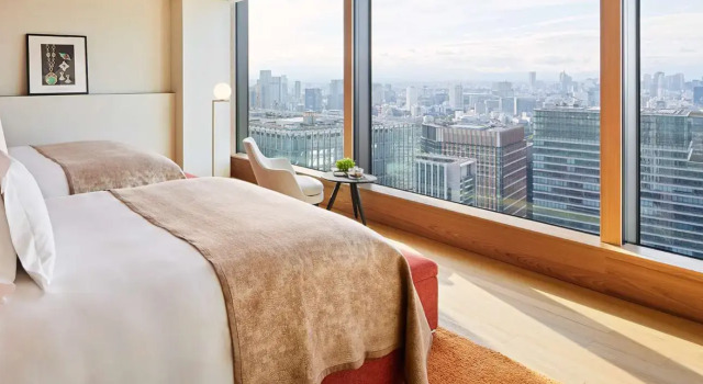 Двухместный номер Premium с видом на императорский сад Bvlgari Hotel Tokyo