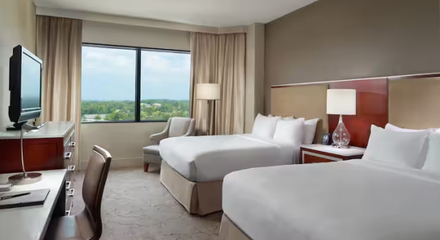 Четырёхместный номер Deluxe Hilton Atlanta Northeast