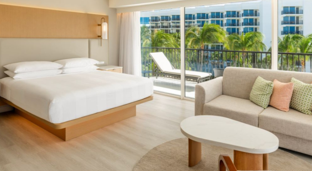 Двухместный полулюкс oceanfront Aruba Marriott Resort & Stellaris Casino