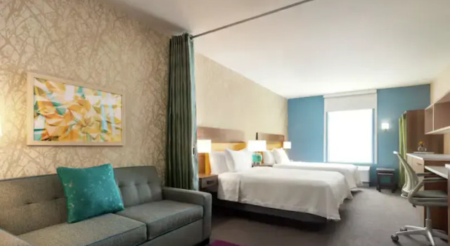 Двухместный люкс для гостей с нарушением слуха Студия Home2 Suites by Hilton Stevens Point