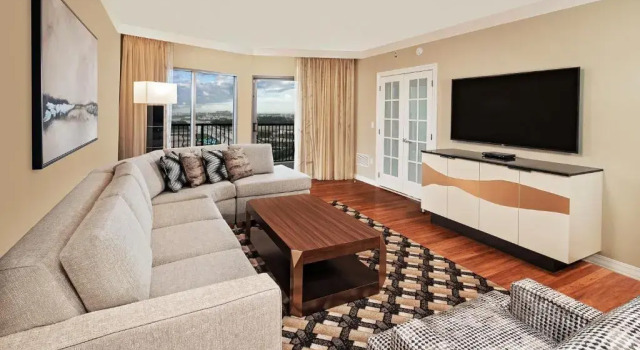 Люкс Penthouse c 1 комнатой Hilton Grand Vacations Club Parc Soleil Orlando