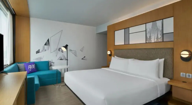 Двухместный номер Urban с видом на город Aloft by Marriott Bangkok Sukhumvit 11