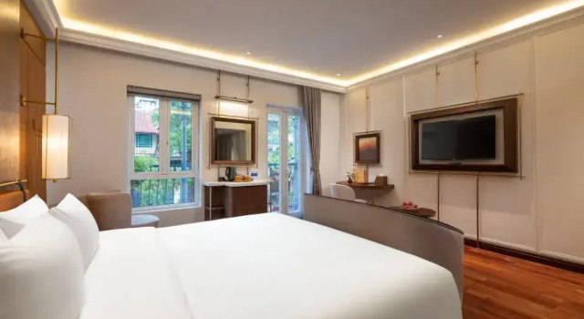 Двухместный люкс с видом на город Minerva Premium Hotel