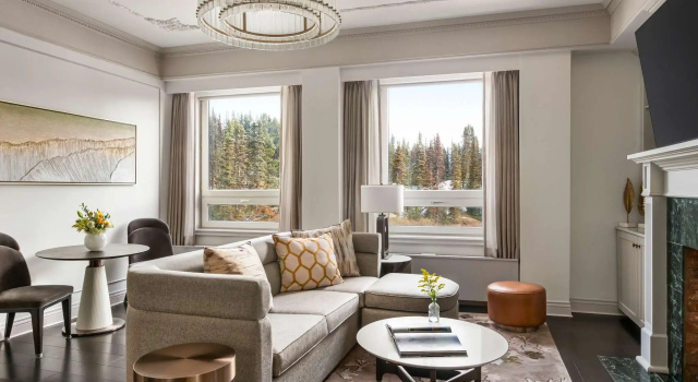 Двухместный люкс c 1 комнатой Fairmont Château Lake Louise