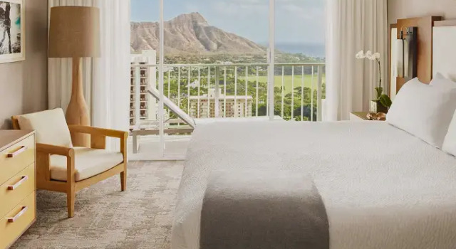 Двухместный люкс Seascape c 1 комнатой Alohilani Resort Waikiki Beach