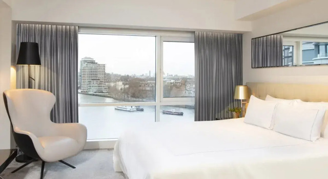 Двухместный люкс с Мини-кухней c 1 комнатой с видом на реку Park Plaza London Riverbank