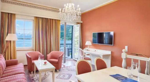 Люкс Grand Deluxe с балконом и с видом на озеро Grand Hotel Zell am See