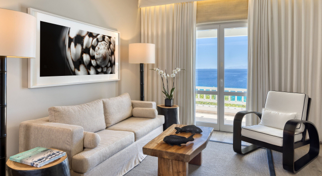 Двухместный люкс Luxury с балконом и с видом на море Santa Marina, A Luxury Collection Resort, Mykonos