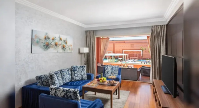 Люкс Prestige с 2 комнатами с видом на бассейн Savoy Le Grand Hotel Marrakech