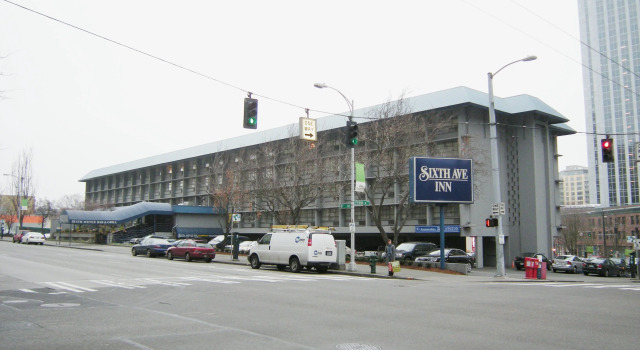 Sixth Avenue Inn, Забронировать Отель Отели Сиэтла 3 звезды, рядом с Небоскреб "Смит Тауэр", 3*