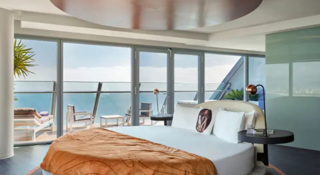 Люкс WOW с 2 комнатами seafront W Barcelona