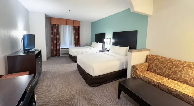 Четырёхместный люкс 1 room Comfort Suites Westchase Houston Energy Corridor