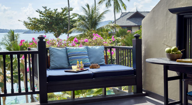 Двухместный люкс с видом на море Anantara Bophut Koh Samui Resort