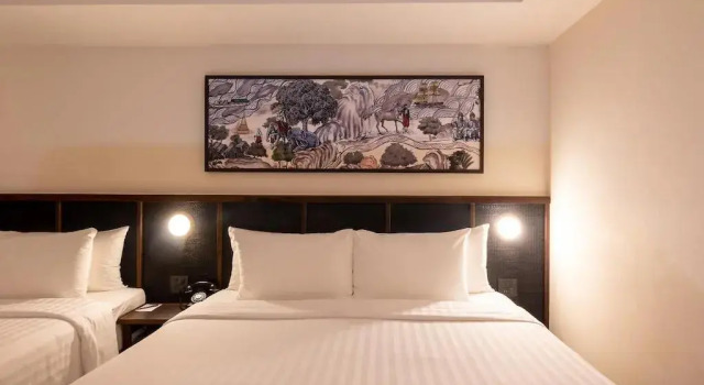 Трёхместный номер Deluxe с балконом Payaa Hotel