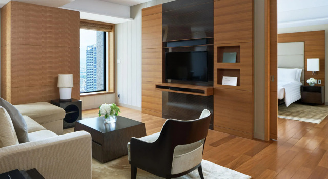 Двухместный люкс Club Lounge Access c 1 комнатой с видом на город InterContinental Hotel Osaka by IHG