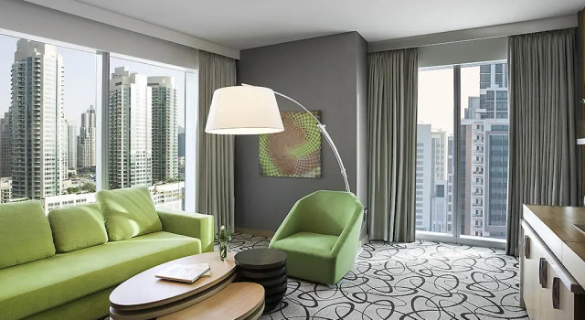 Двухместные апартаменты c 1 комнатой Sofitel Dubai Downtown