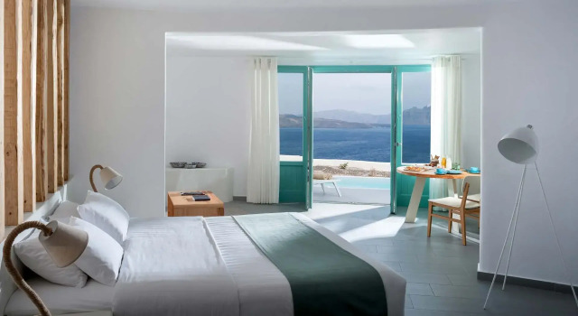 Двухместный люкс Deluxe Spa с бассейном Neptune Luxury Suites