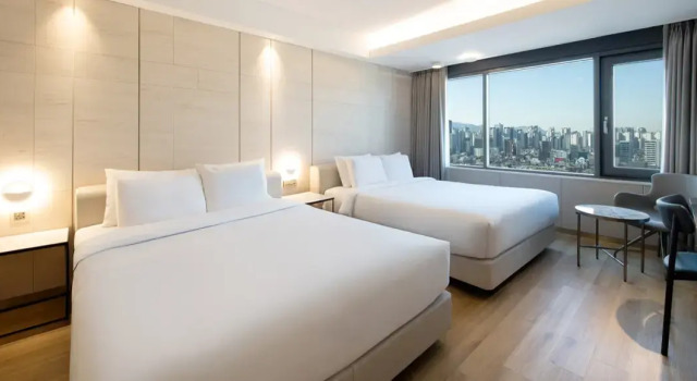 Двухместный семейный номер Deluxe Eliena Hotel Seoul Gangnam