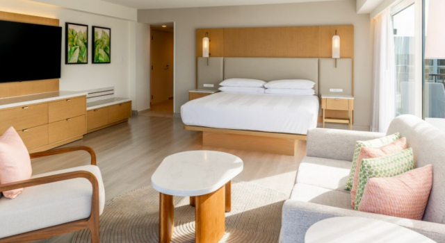 Двухместный полулюкс клубный с видом на океан Aruba Marriott Resort & Stellaris Casino