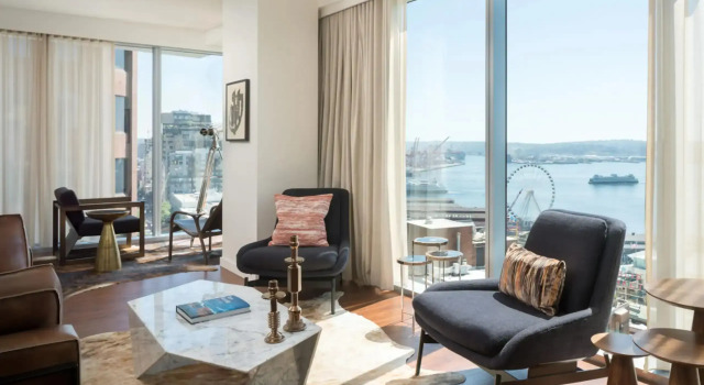 Двухместный Thompson Suite с видом на воду Thompson Seattle, by Hyatt