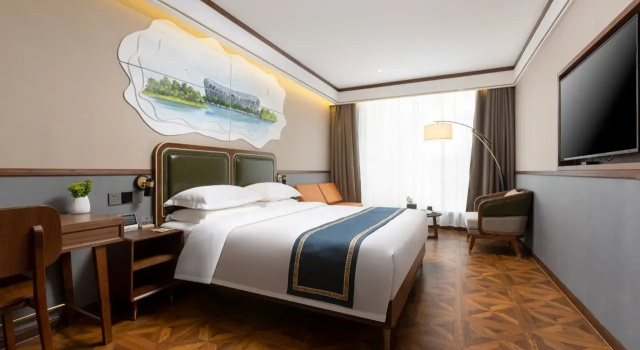 Двухместный номер Premier Business Smart Nostalgia S Hotel(Beijing National Stadium-Bird's Nest）