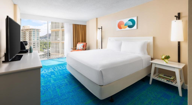 Двухместный номер с частичным видом на океан The Twin Fin Hotel