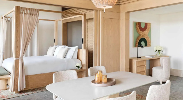 Двухместный люкс Signature Palm c 1 спальней с видом на курорт Sofitel The Palm, Дубай, Курорт и Спа