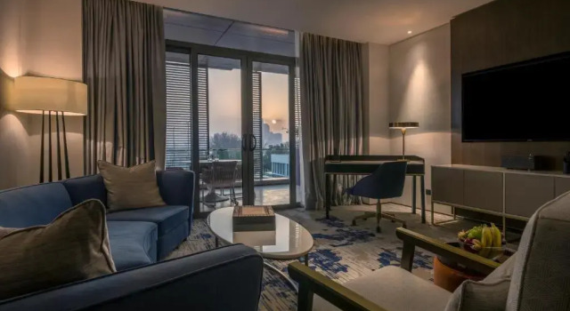 Двухместный люкс Boulevard с красивым видом из окна Jareed Hotel Riyadh - فندق جريد الرياض