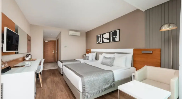 Трёхместный номер Standard with side sea view White City Resort Hotel - Ultra All Inclusive