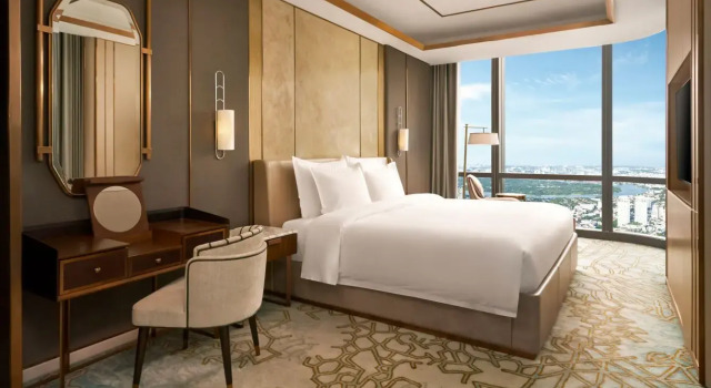 Двухместный люкс Landmark Club Lounge Access c 1 комнатой с панорамным видом Vinpearl Landmark 81, Autograph Collection