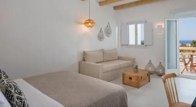 Двухместный люкс with Jetted Hot Tub с видом на море Casa Vitae Suites