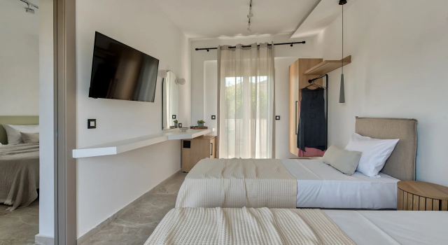Четырёхместный номер Deluxe Ecoresort Hotel Zefyros