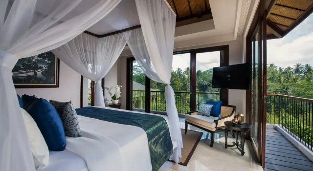 Вилла с бассейном с 3 комнатами Samsara Ubud