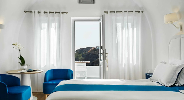 Двухместный полулюкс Katikies Santorini - Pelagos House - The Leading Hotels Of The World