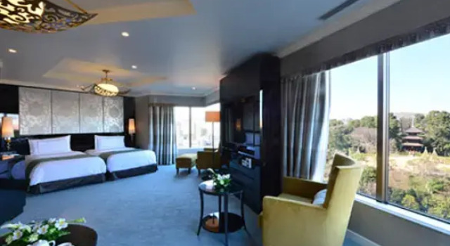 Двухместный люкс with View Bath Hotel Chinzanso Tokyo