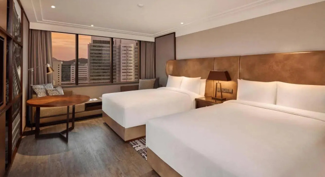 Четырёхместный номер гостевой с видом на город JW Marriott Hotel Seoul
