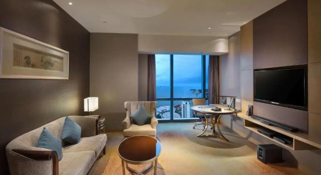 Двухместный люкс c 1 комнатой Hilton Yantai