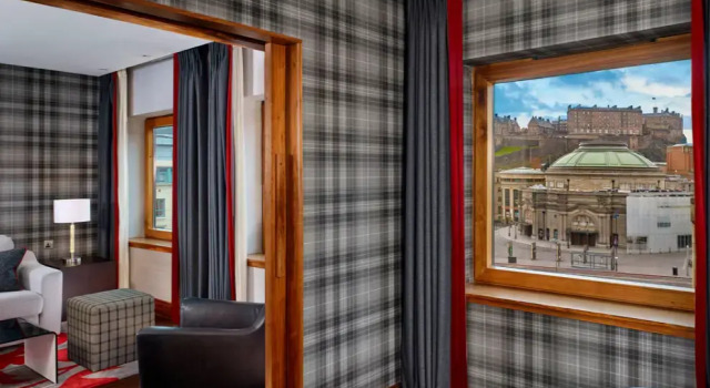 Двухместный Люкс Edinburg с видом на замок Sheraton Grand Hotel & Spa