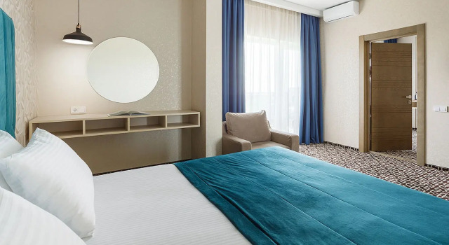 Двухместный люкс с 2 комнатами с балконом Отель Sunparco Hotel Ultra all inclusive