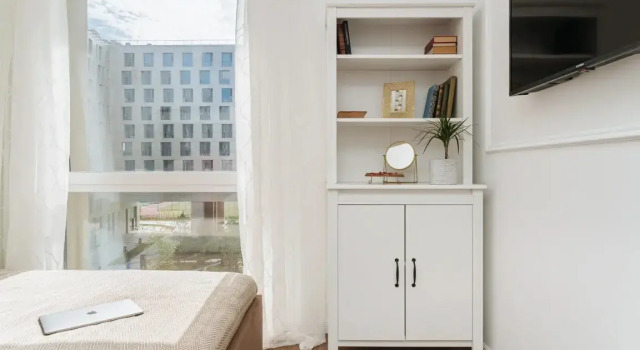 Studio Cozy with Classic Design с видом на сад Отель Sky Petersburg Apartments