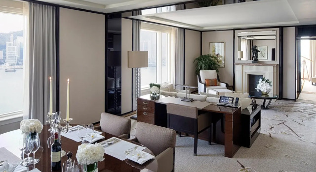 Grand Deluxe Double Suite with harbour view The Peninsula Hong Kong