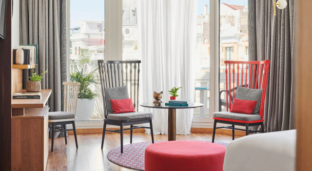 Двухместный люкс с террасой Отель Hyatt Centric Gran Via Madrid