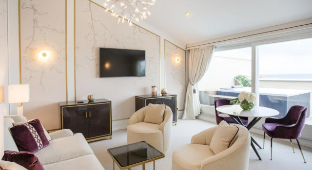 Двухместный люкс Panorama Penthouse Grand Hotel Principe Di Piemonte
