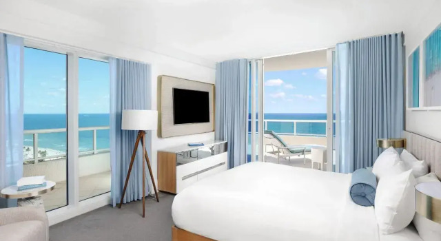 Люкс Residential с 3 комнатами с балконом и oceanfront The Ritz-Carlton, Fort Lauderdale