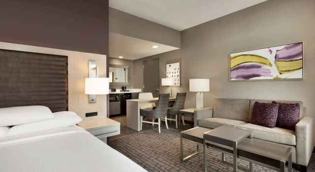 Двухместная студия с видом на город Embassy Suites by Hilton Charlotte Uptown