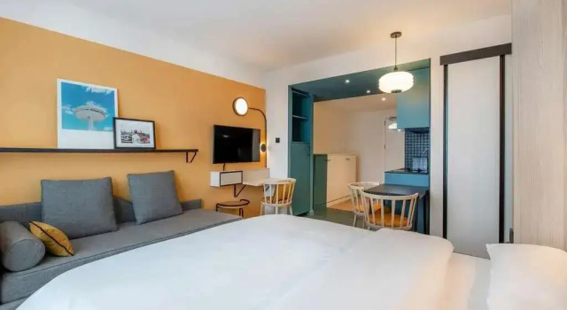 Четырёхместная студия Aparthotel Adagio access Hamburg